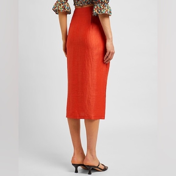 8 by Yoox | BNWT flax wrap skirt | size 44 - Picture 4 of 13